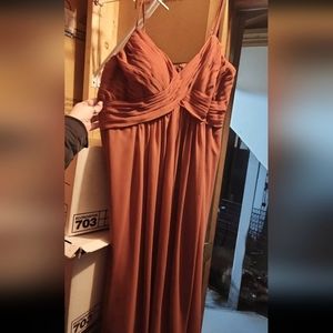 Azazie A20 Terracota Bridesmaids dress
